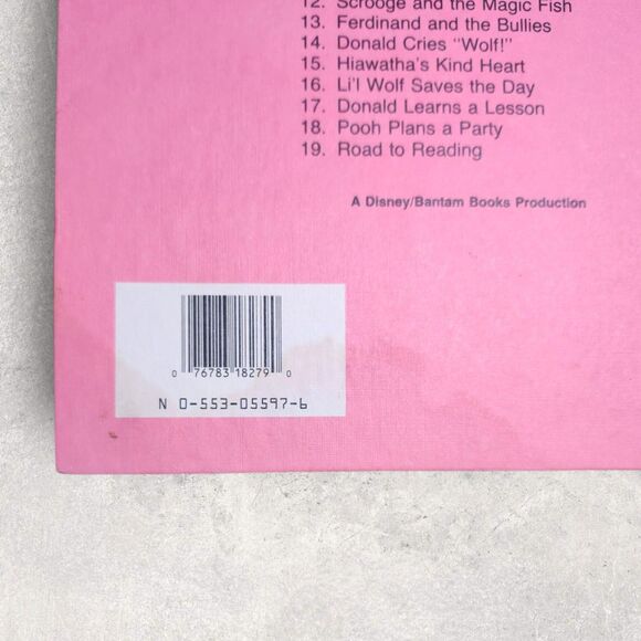 Vintage Disney Reader Lot of 3 Books Mickey, Pooh & Goofy 1980s-90s Bantam HC - Picture 4 of 10